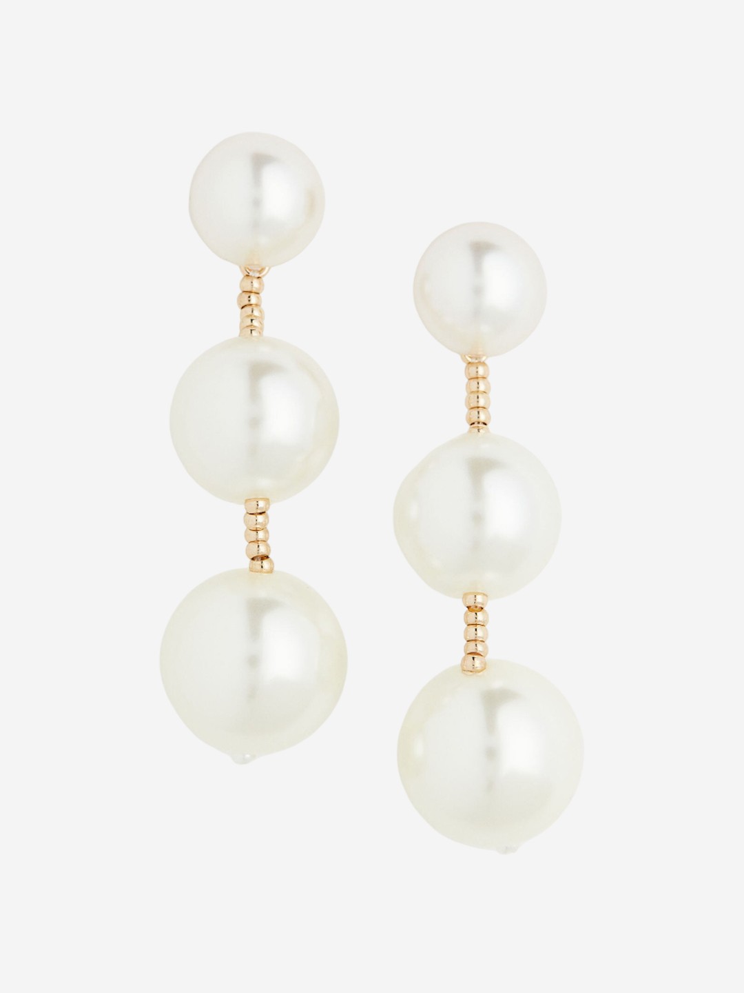 

H&M Pendant Earrings, White