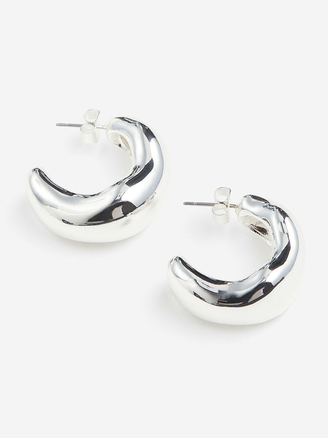 

H&M Silver-Plated Hoop Earrings