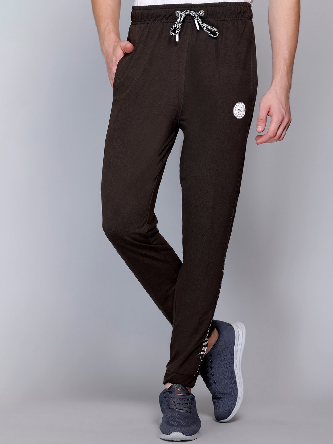 

FCKPLUS Men Cotton Joggers, Olive