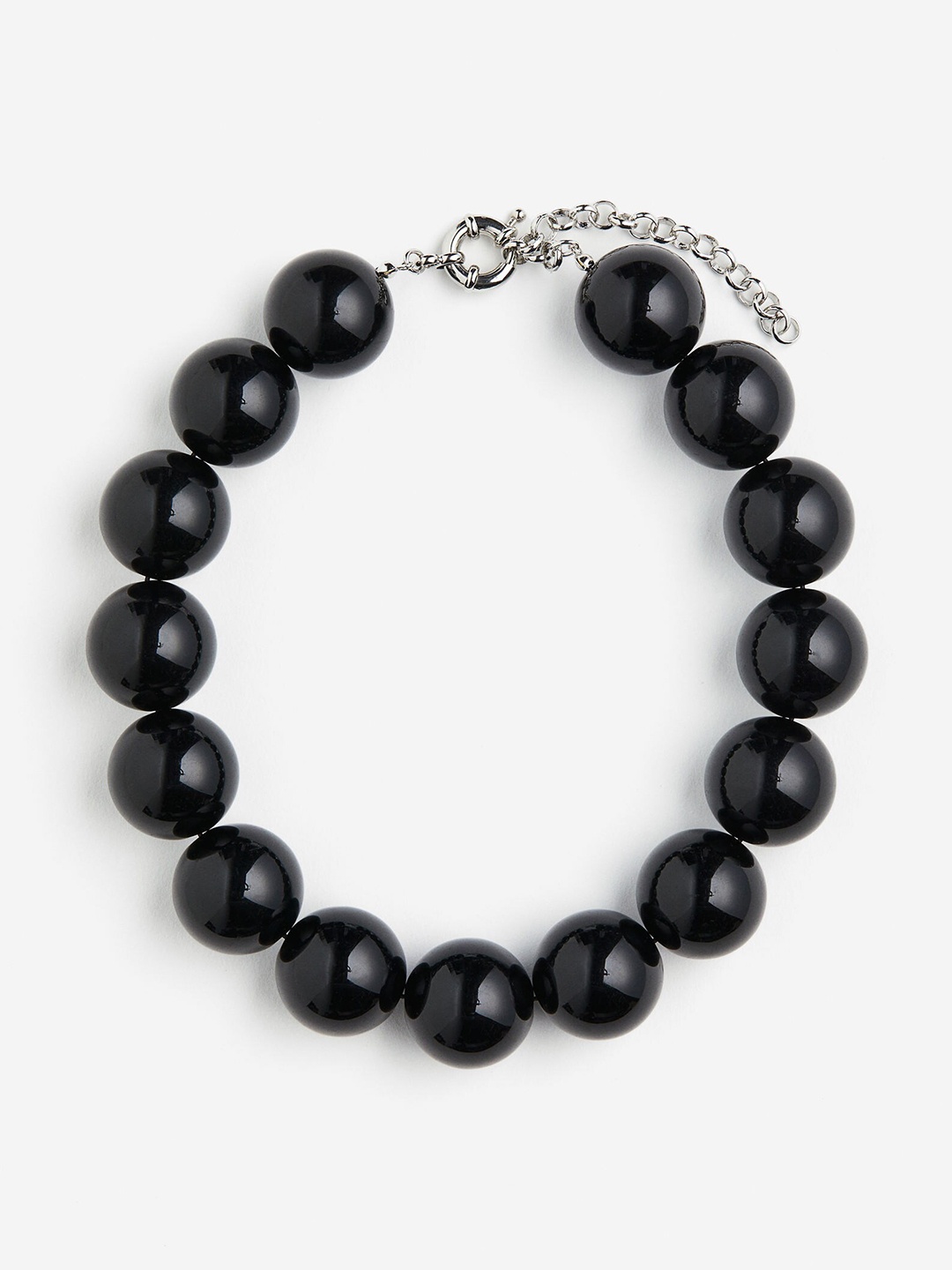 

H&M Beaded Necklace, Black