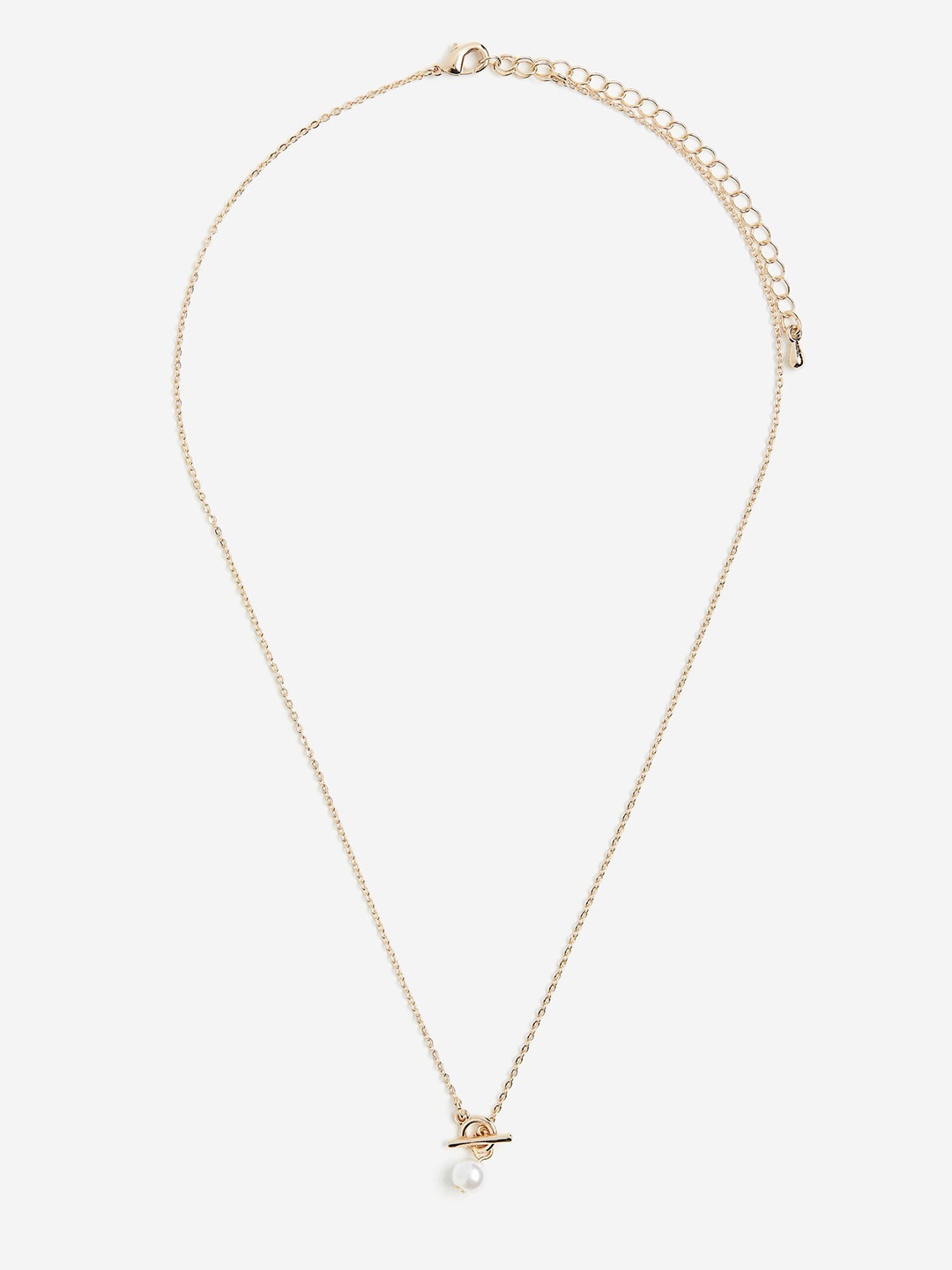 

H&M Bead Pendant Necklace, Gold