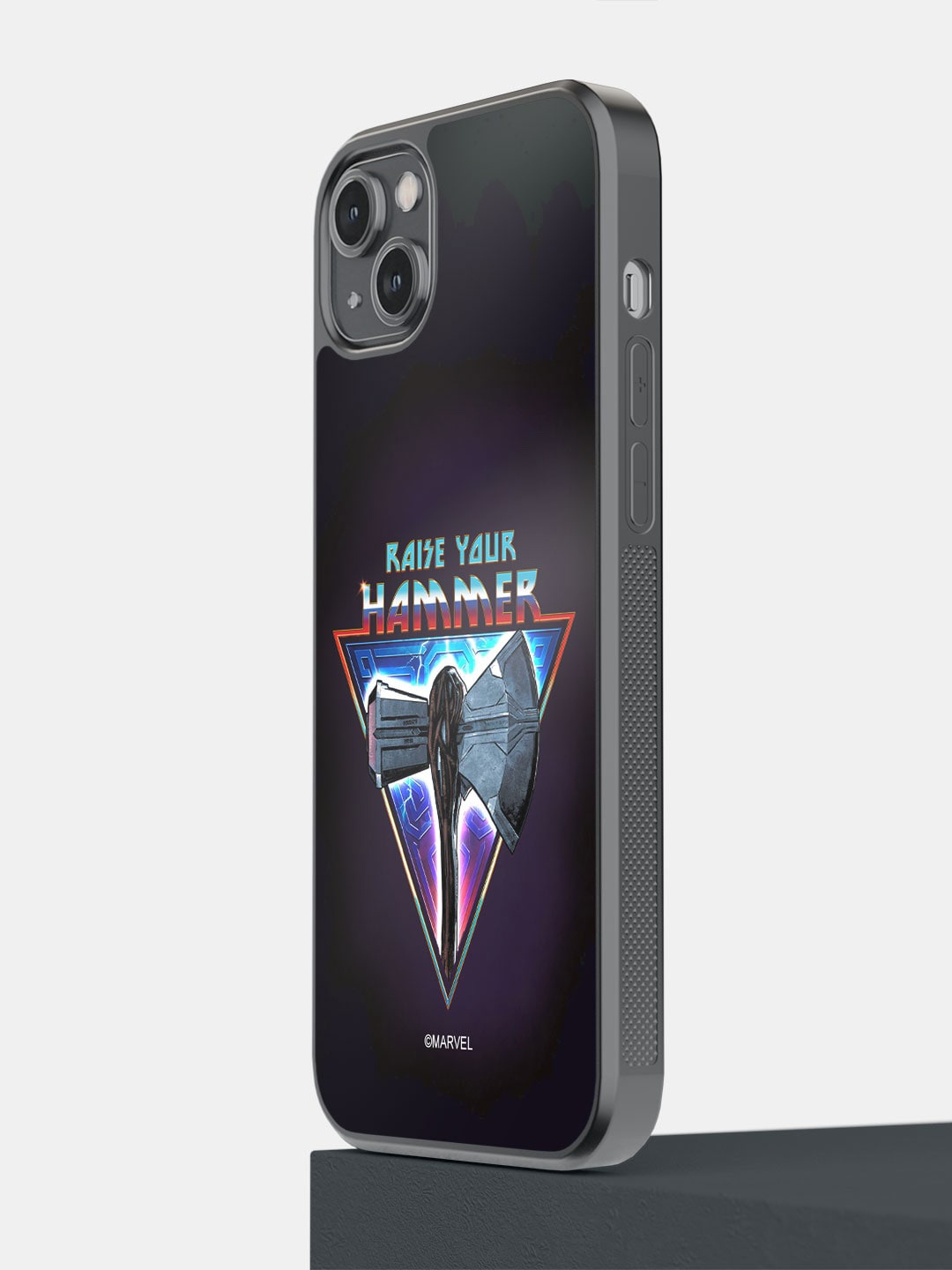 

macmerise Worthy Raise your Hammer IPhone 14 Plus Bumper Case Cover, Black