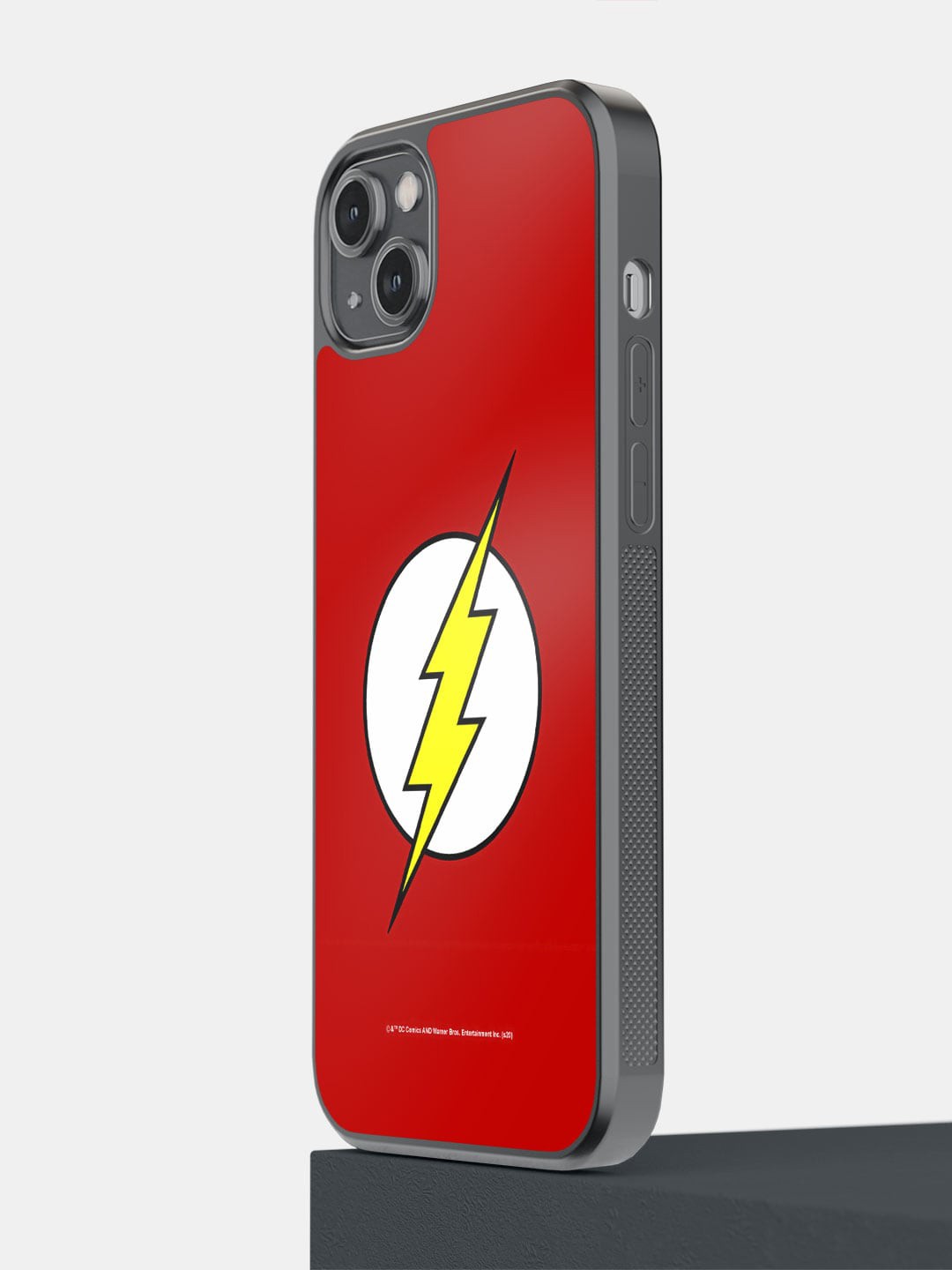 

macmerise Logo Flash iPhone 14 Bumper Case Cover, Red