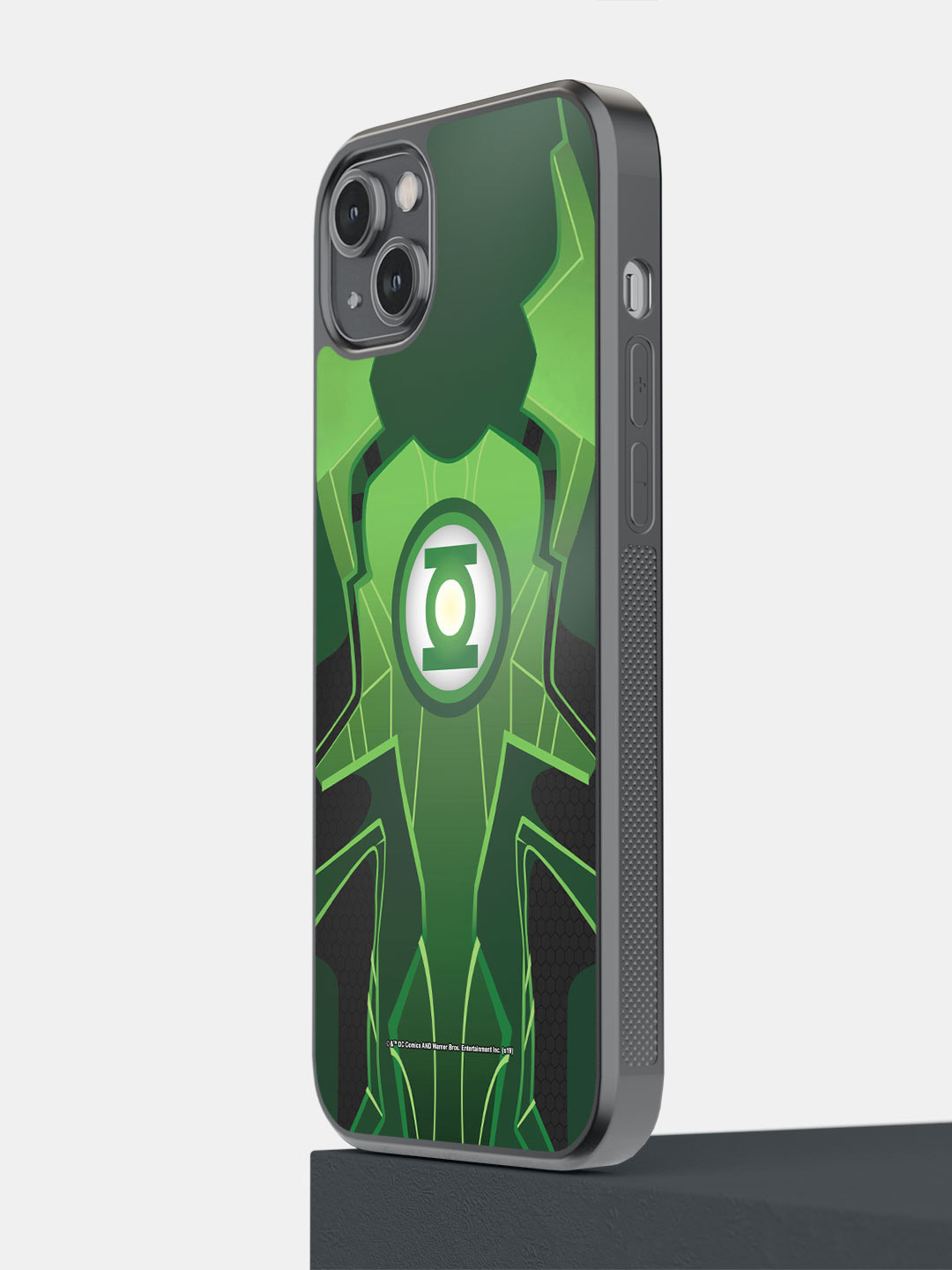 

macmerise Suit up 3D Lantern iPhone 14 Plus Bumper Case Cover, Green