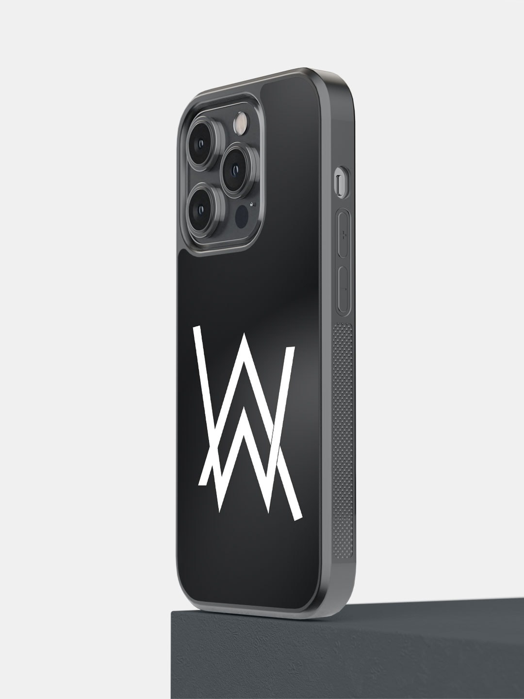 

macmerise Typography Printed iPhone 14 Pro Phone Bumper Case, Black