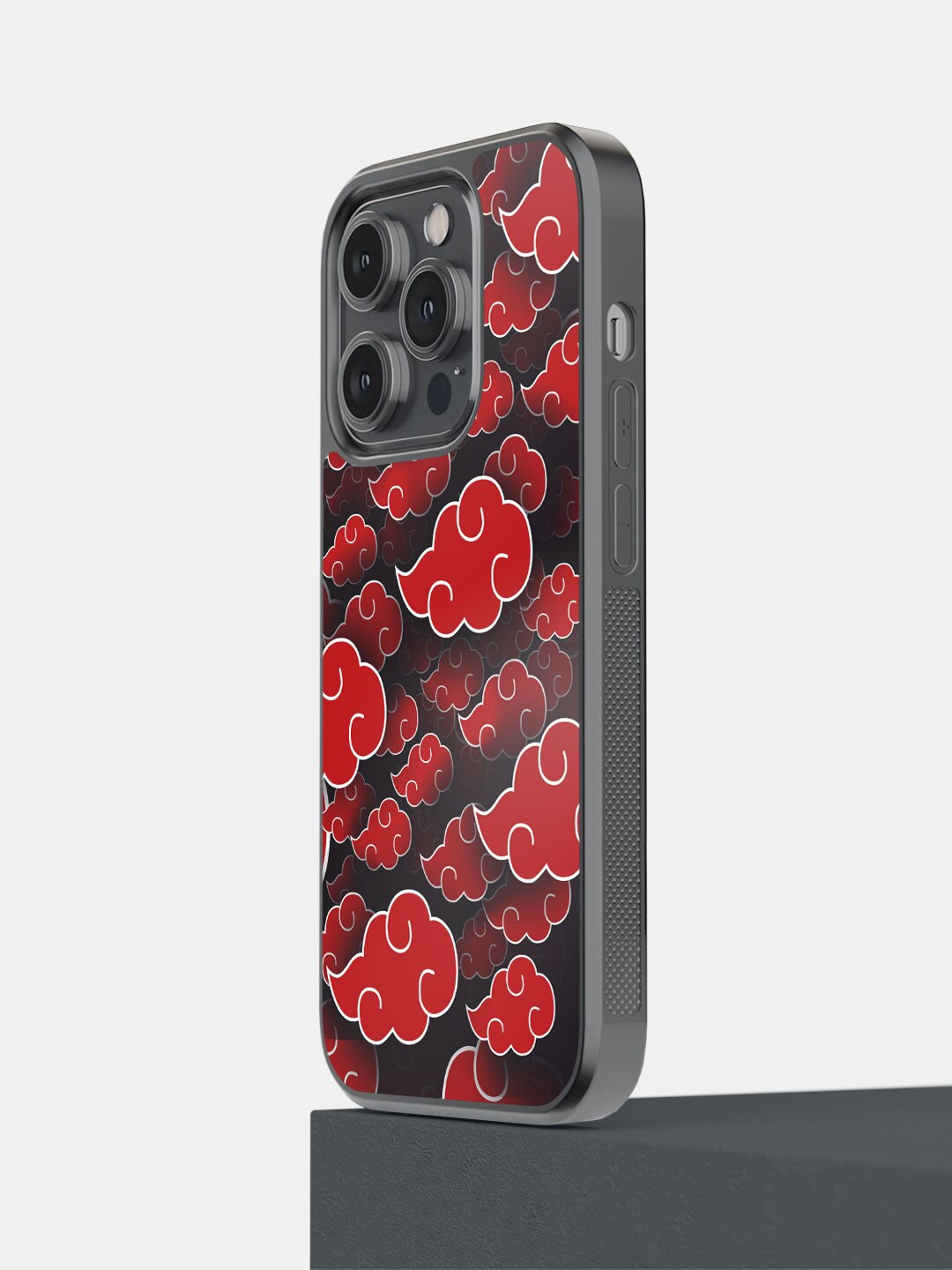 

macmerise Akatsuki Clouds IPhone 14 Pro Bumper Case Cover, Red