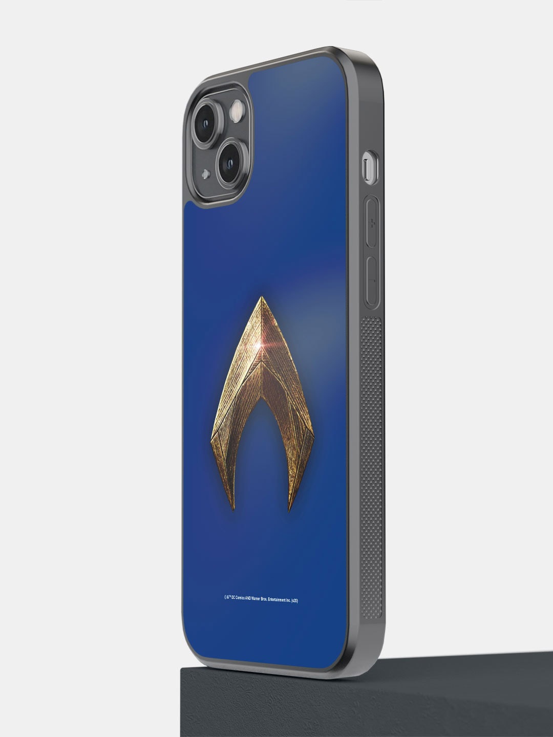 

macmerise Logo Aquaman iPhone 14 Plus Bumper Case Cover, Blue