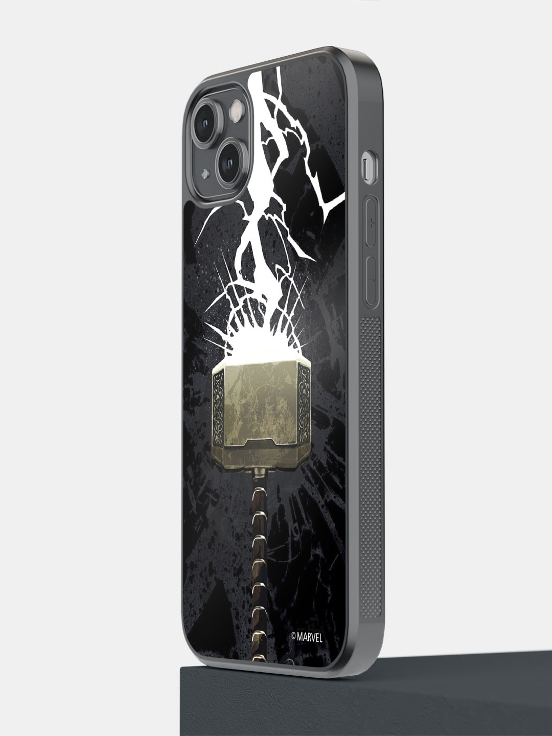 

macmerise Thunderous Hammer iPhone 14 Plus Bumper Case Cover, Black