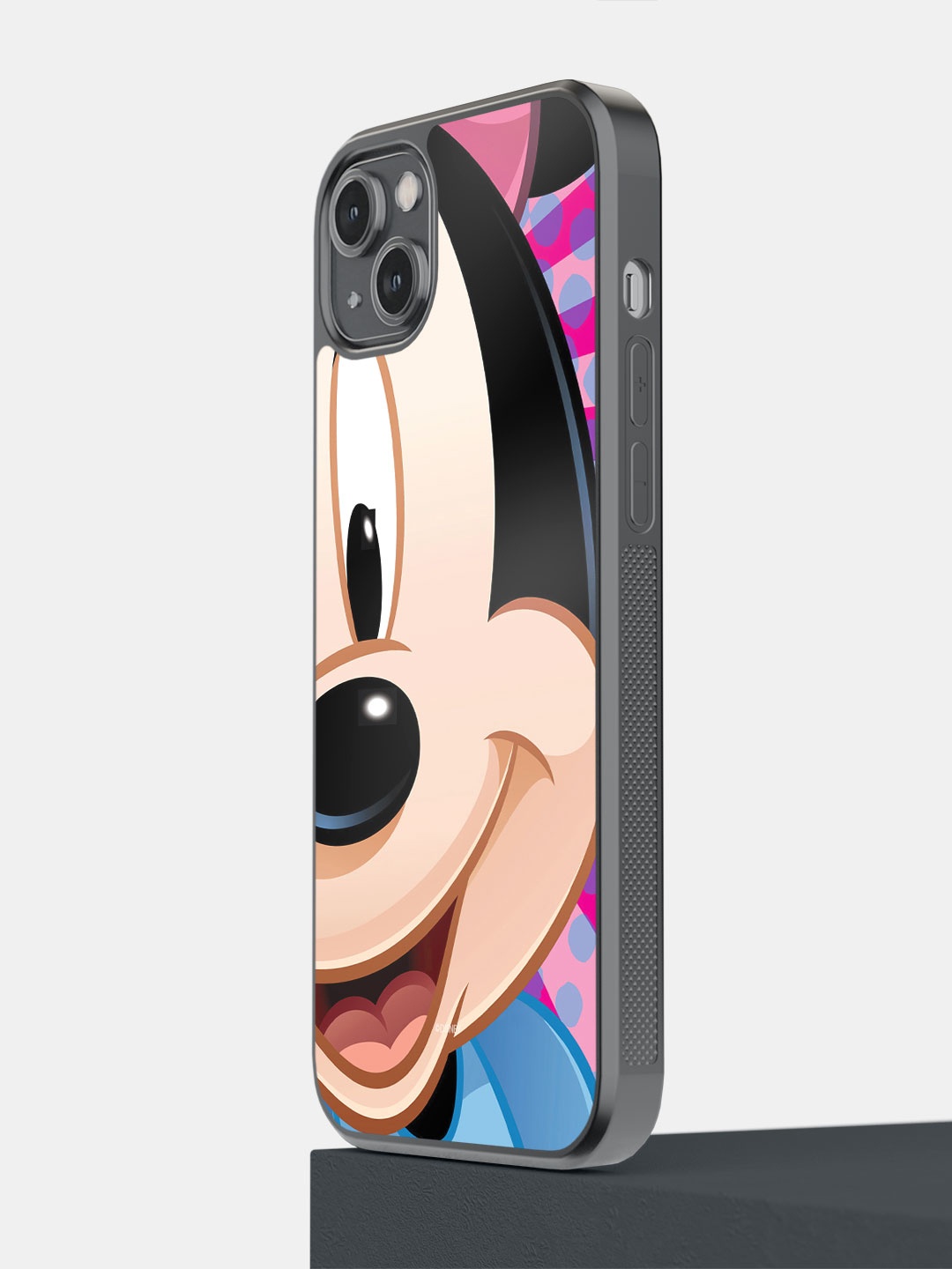 

macmerise Minnie Mouse Printed iPhone 14 Plus Bumper Phone Back Case, Black