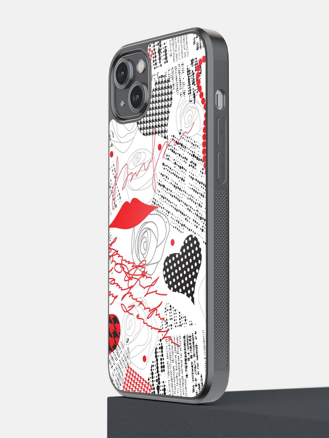 

macmerise Love IPhone 14 Plus Bumper Case Cover, White