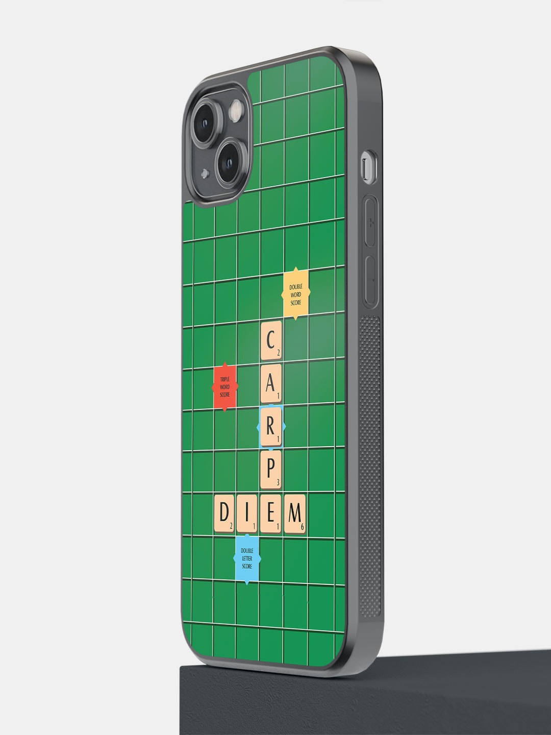 

macmerise Scrabble Game IPhone 14 Plus Bumper Case Cover, Green