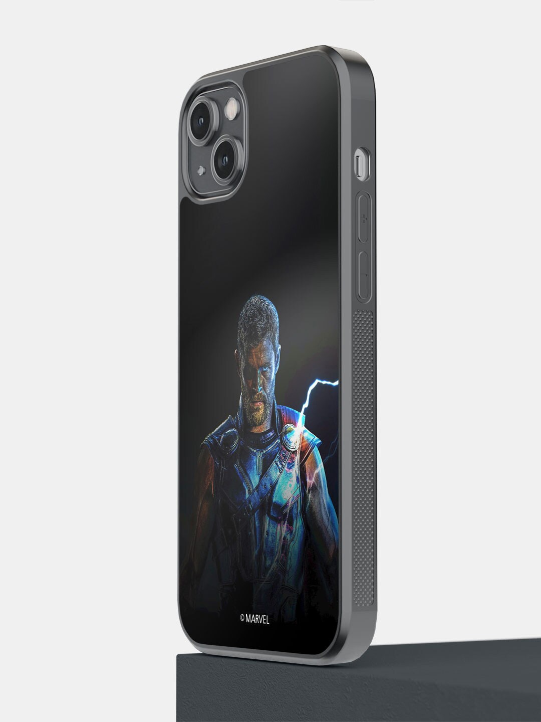 

macmerise The Thor Triumph iPhone 14 Plus Bumper Case Cover, Black