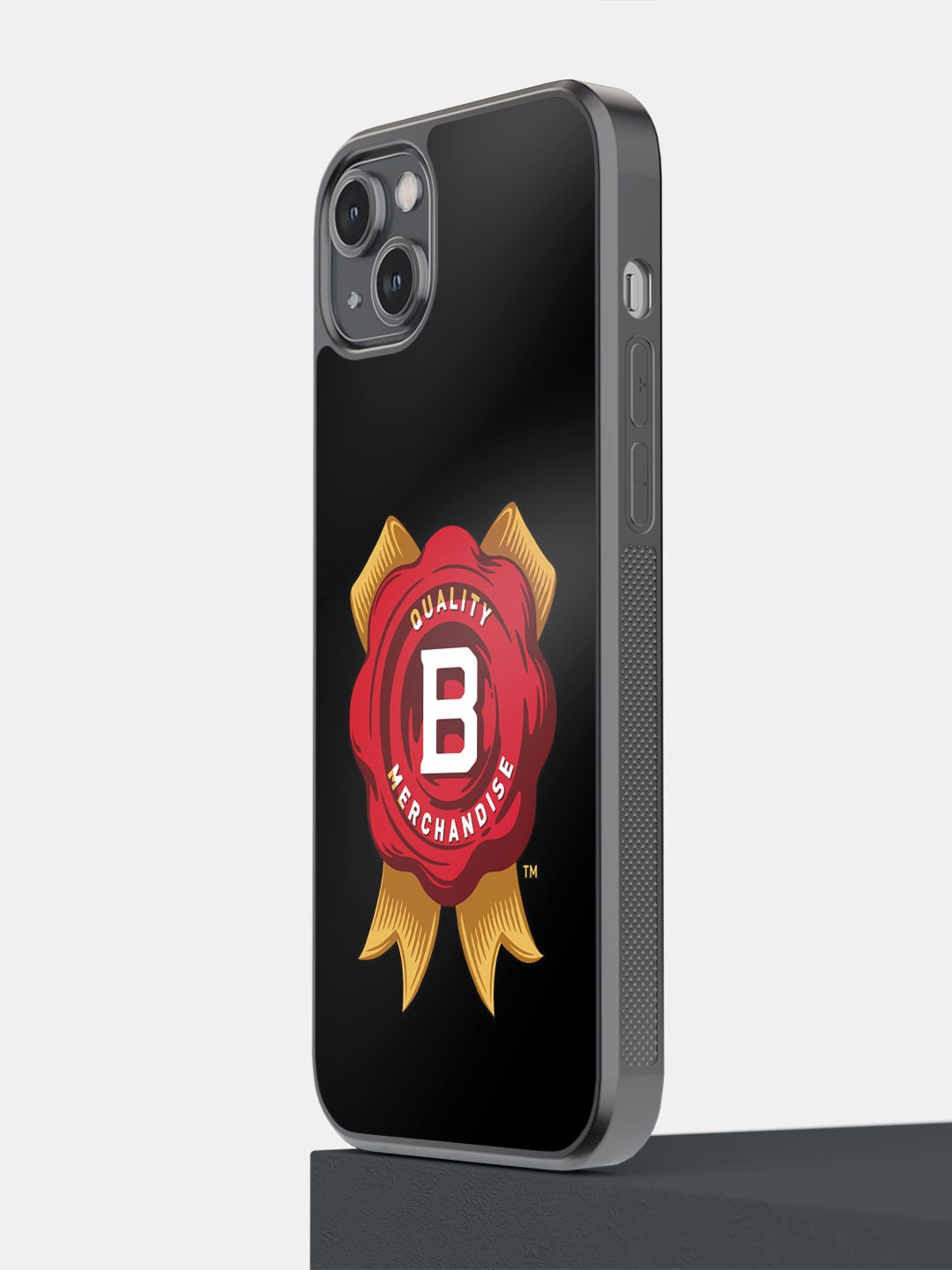 

macmerise Typography Printed iPhone 14 Plus Phone Bumper Case, Black