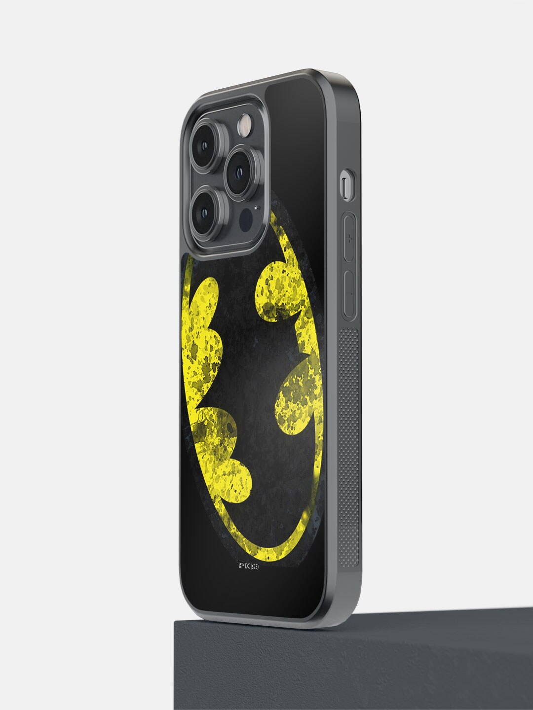 

macmerise Batman Splatter iPhone 14 Pro Bumper Case Cover, Black