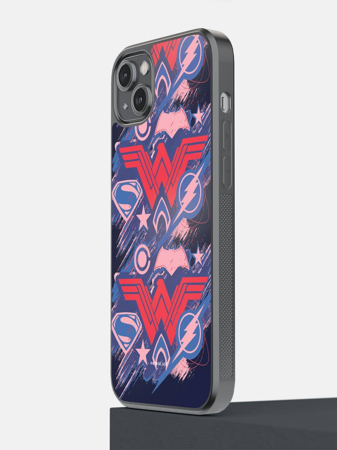 

macmerise The Dark Knight Rises Printed iPhone 14 Plus Bumper Phone Back Case, Blue