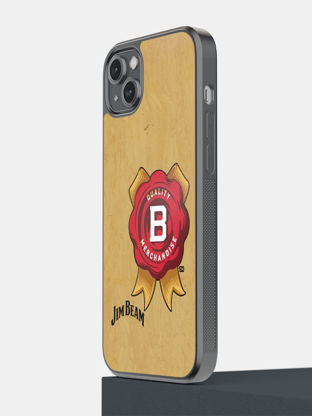 

macmerise Jim Beam Vintage iPhone 14 Plus Bumper Case, Yellow