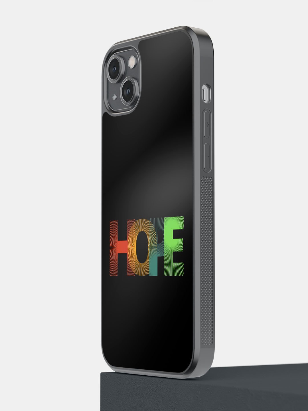 

macmerise Rise your Hope Printed iPhone 14 Plus Bumper Case Cover, Black