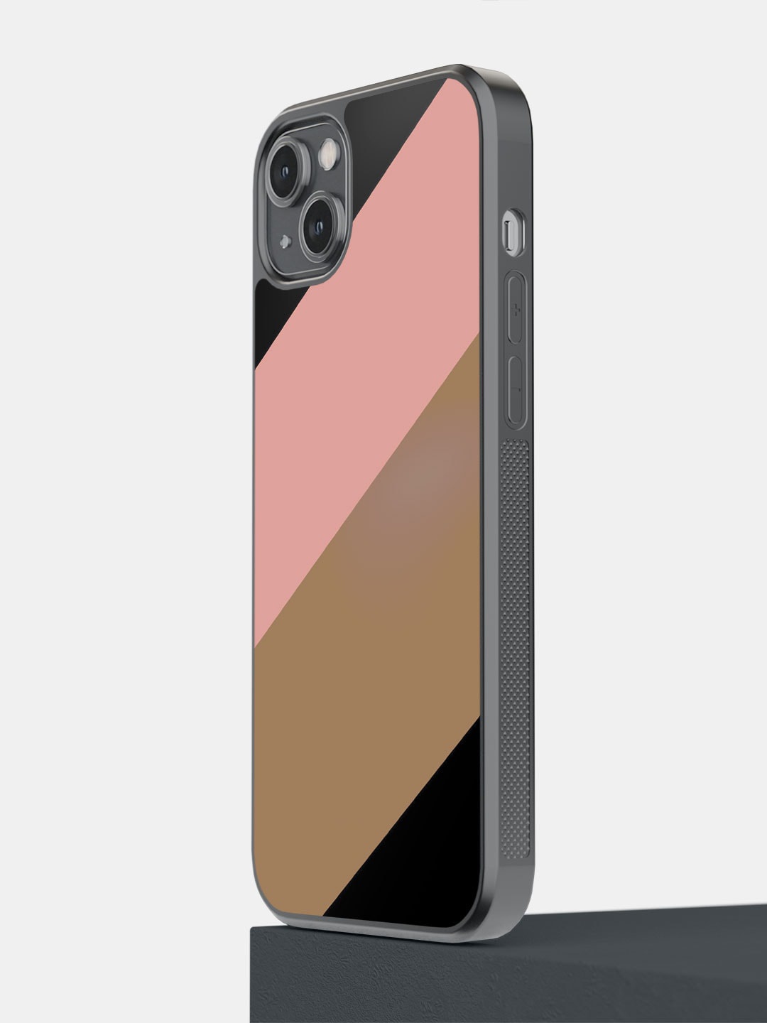 

macmerise Printed iPhone 14 Plus Bumper Phone Back Case, Black