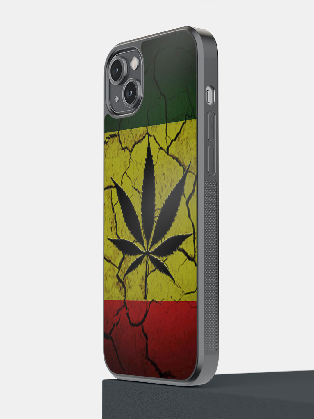 

macmerise Rastafari IPhone 14 Plus Bumper Case Cover, Black