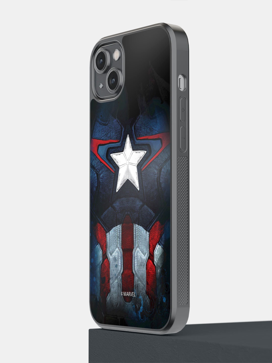 

macmerise Suit up Captain iPhone 14 Plus Bumper Case Cover, Black