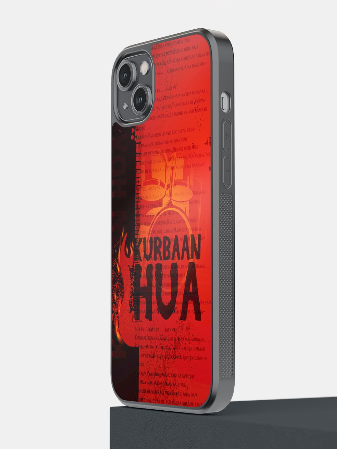 

macmerise SM Kurbaan Hua iPhone 14 Plus Bumper Case Cover, Red