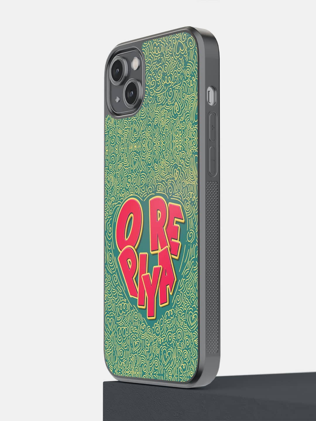 macmerise Typography Printed iPhone 14 Plus Phone Bumper Case, Green