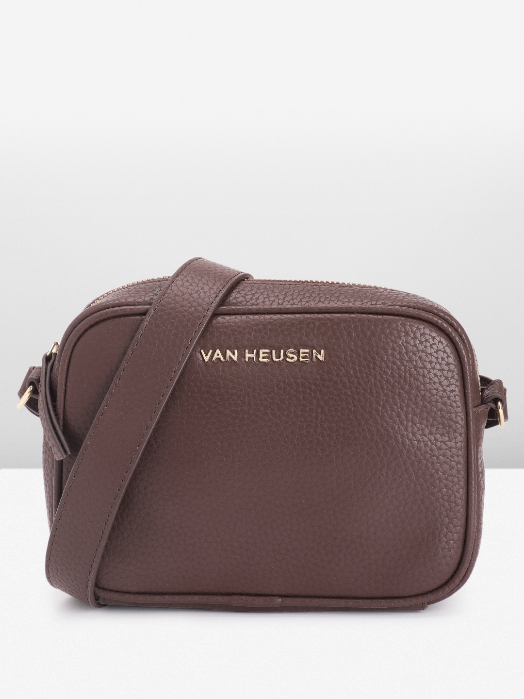 

Van Heusen Solid Sling Bag, Brown