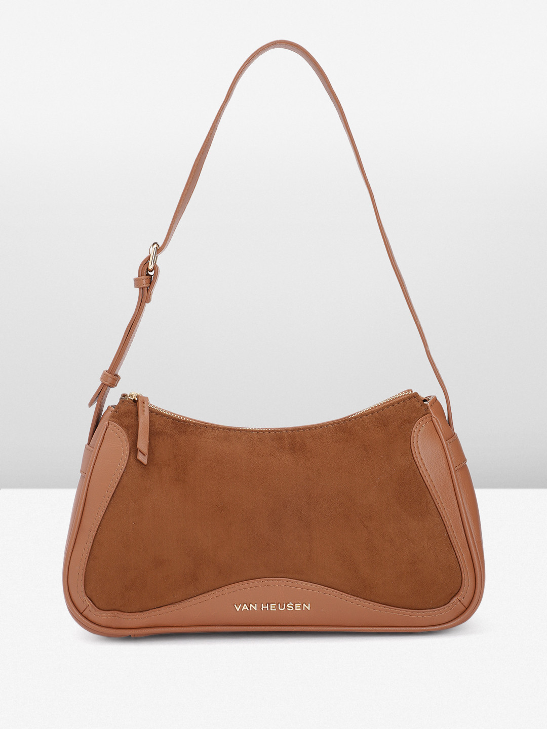 

Van Heusen Solid Hobo Bag, Tan