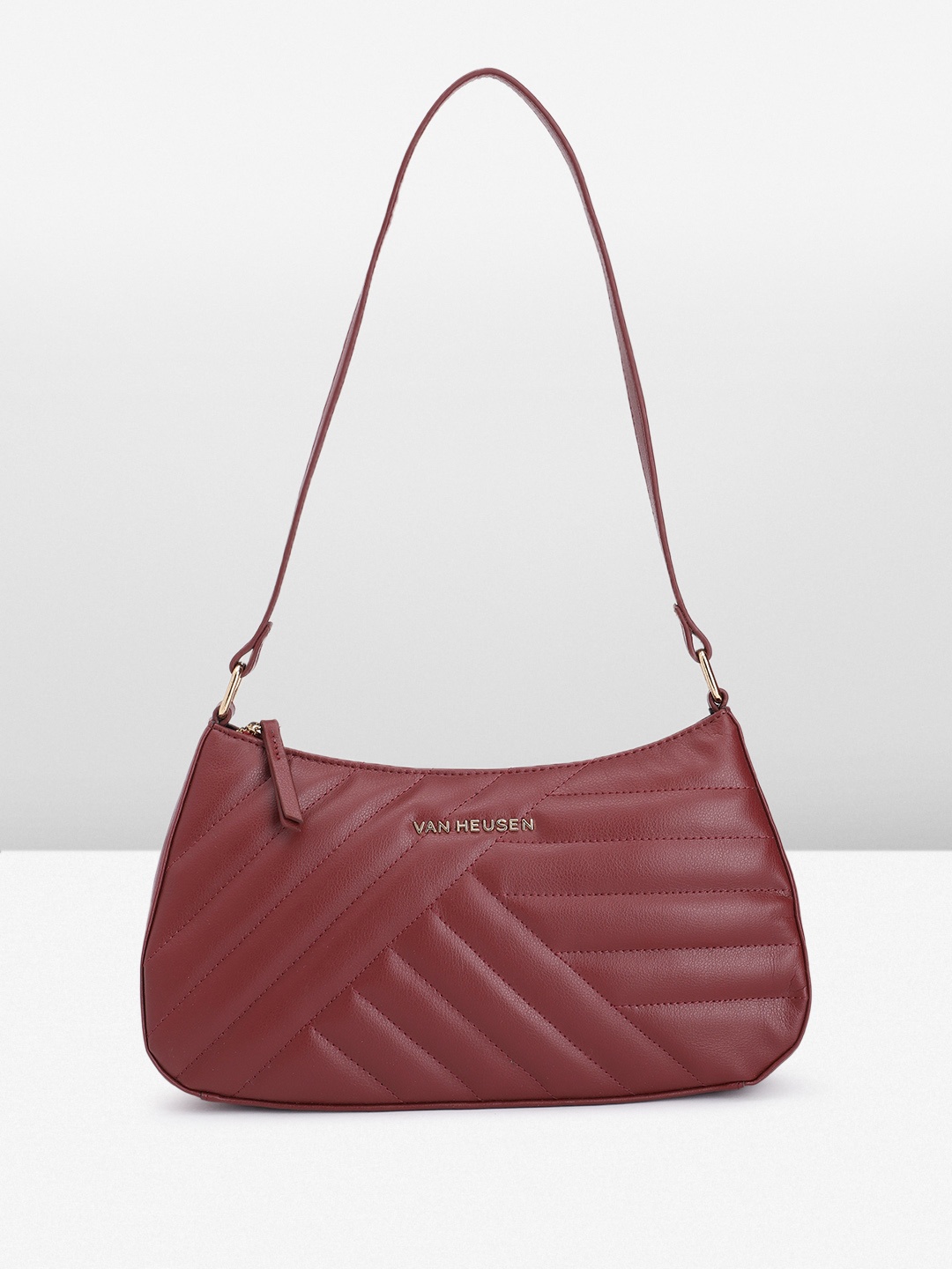 

Van Heusen Solid Shoulder Bag, Maroon