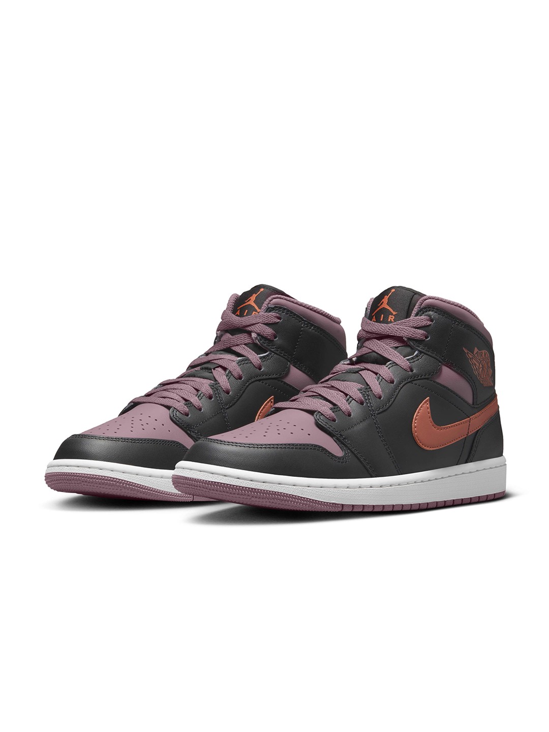 

Nike Men Air Jordan 1 Mid SE Sneakers, Purple