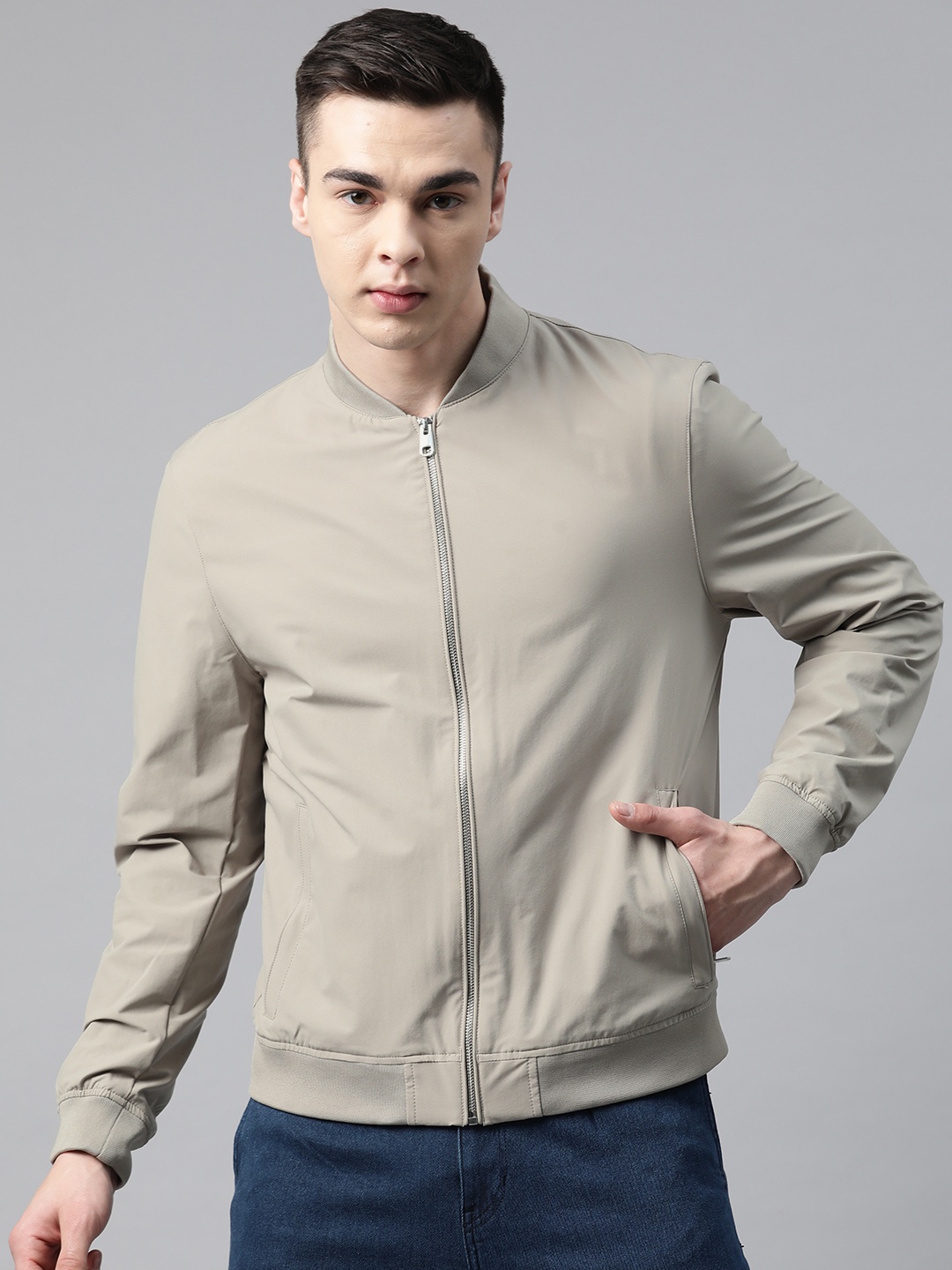 

Marks & Spencer Bomber Jacket, Beige