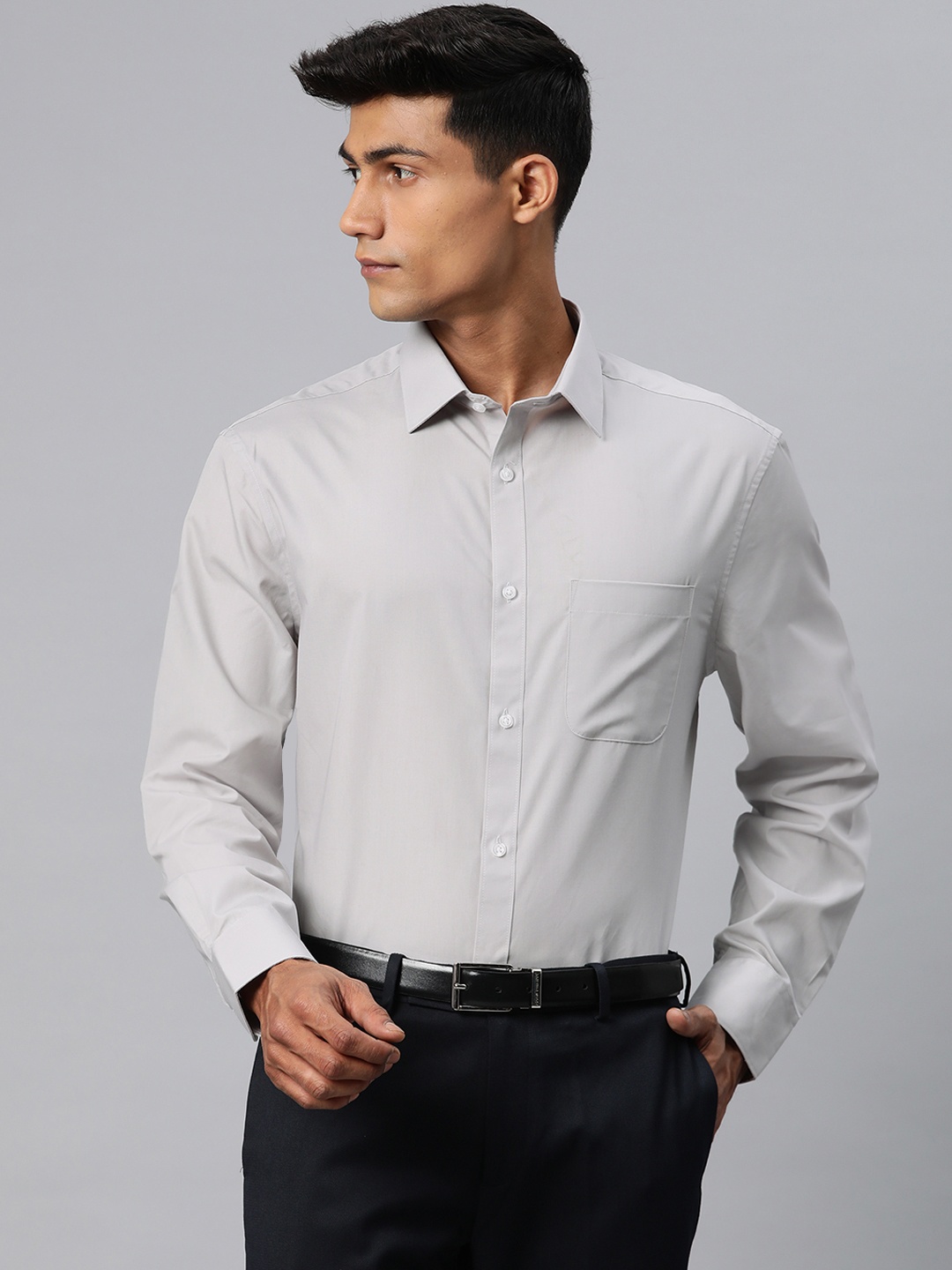 

Marks & Spencer Opaque Formal Shirt, Grey