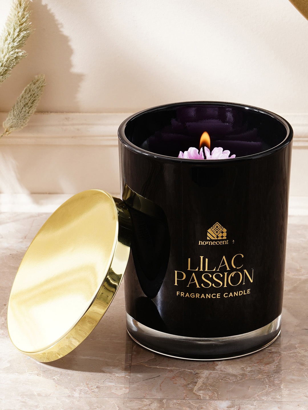 

Home Centre Black Lilac Passion Scented Jar Candle