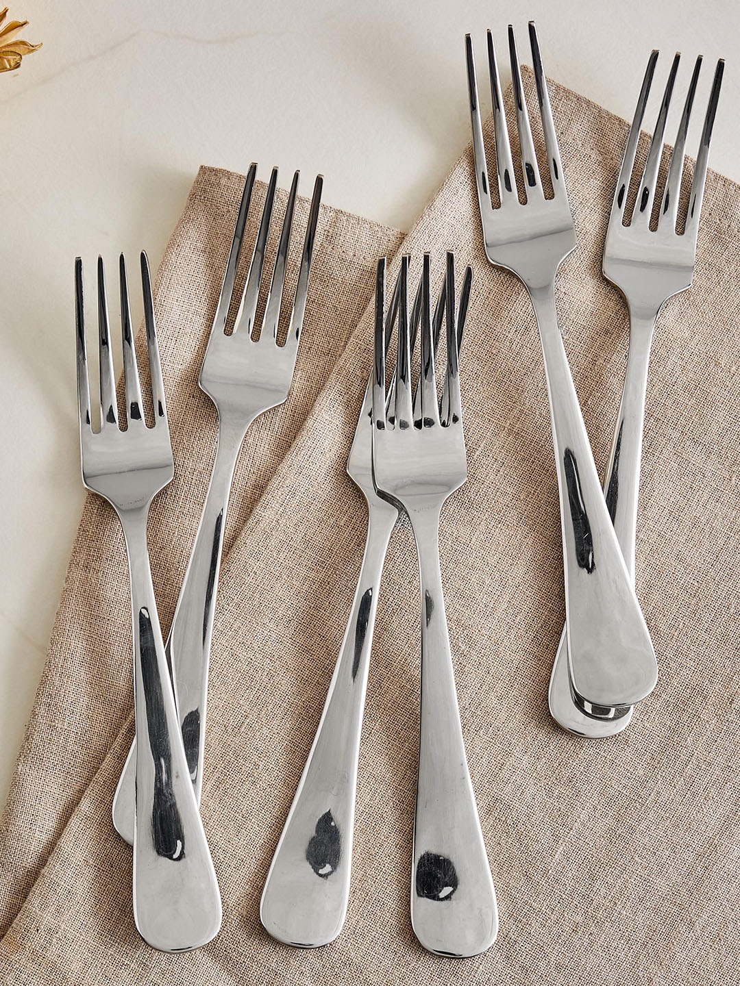 

Home Centre 6-Pcs Stainless Steel Forks, Silver
