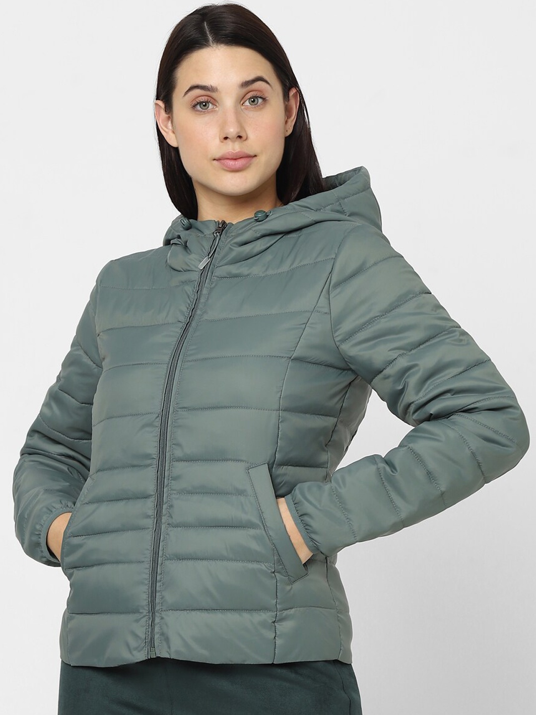 

Vero Moda Hooded Puffer Jacket, Grey