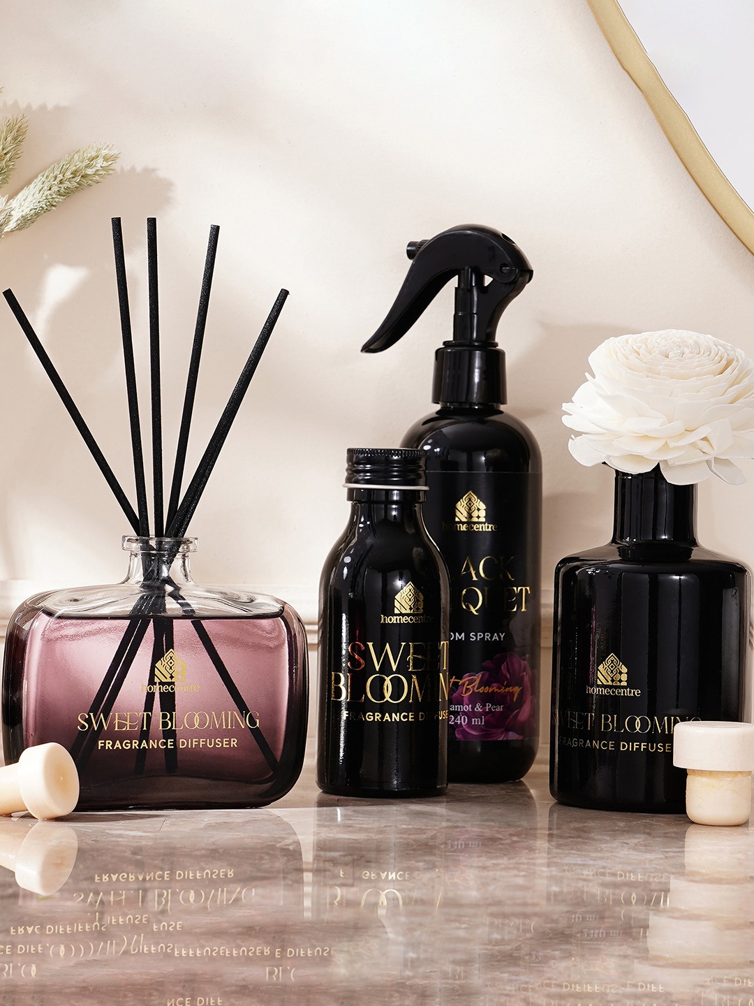 

Home Centre Enchanted Bouquet Room Spray - 240ml, Black