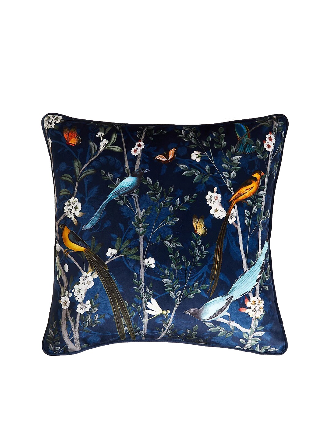 

Marks & Spencer Navy Blue Printed Prefilled Cushion