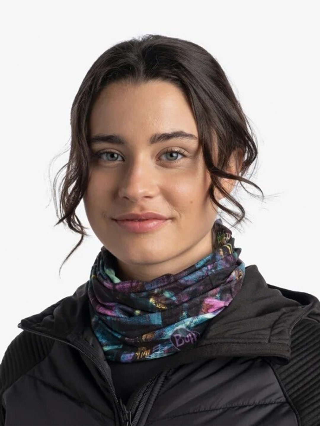 

Original Buff SA Unisex Abstract Printed Scarf, Black