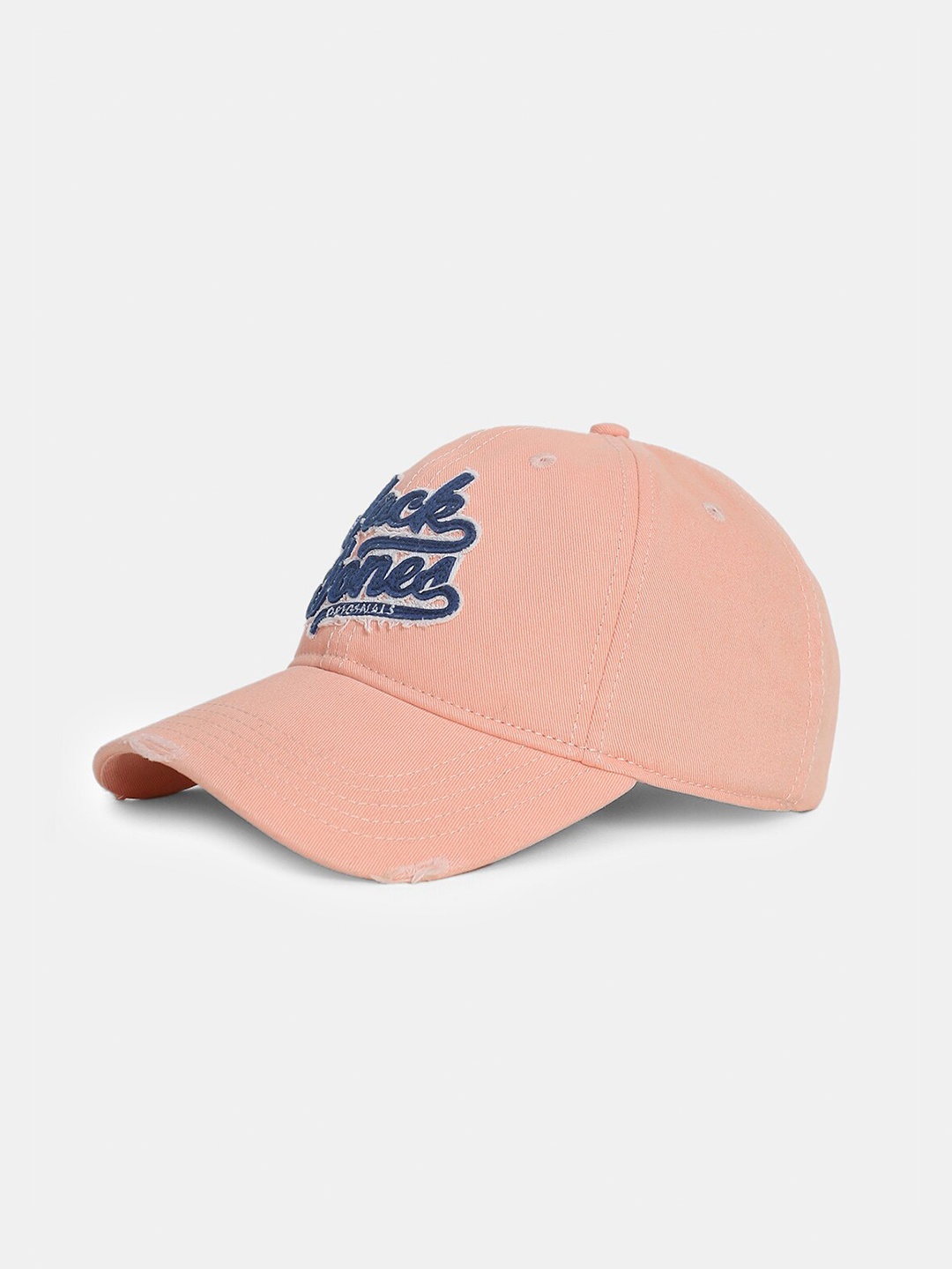 

Jack & Jones Men Embroidered Baseball Cap, Pink
