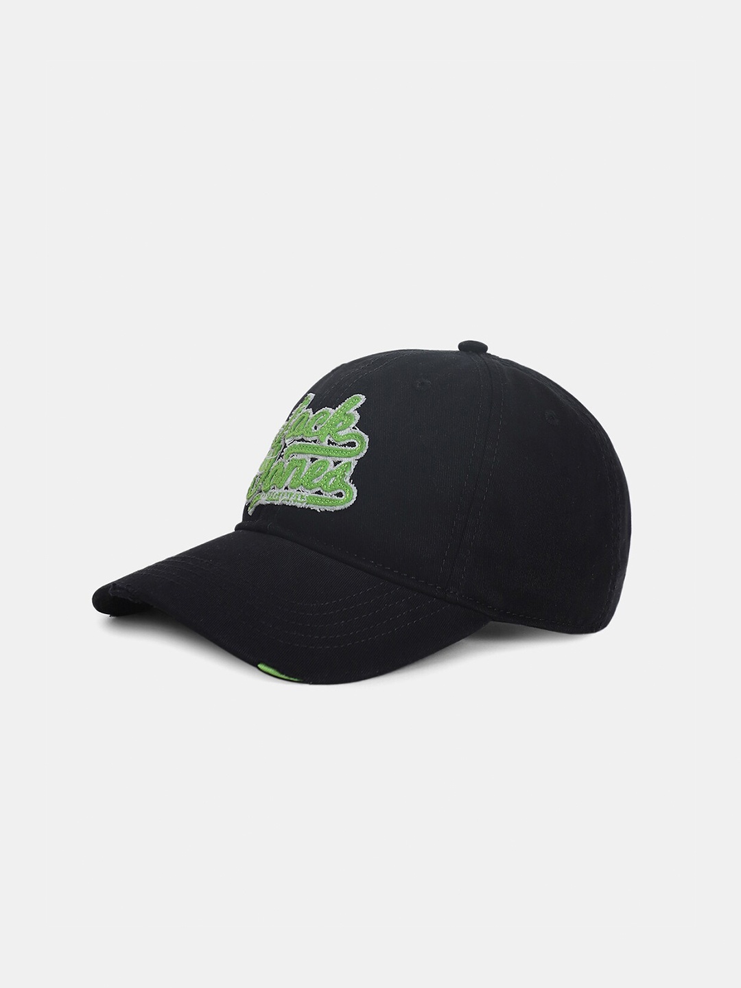

Jack & Jones Men Embroidered Baseball Cap, Black