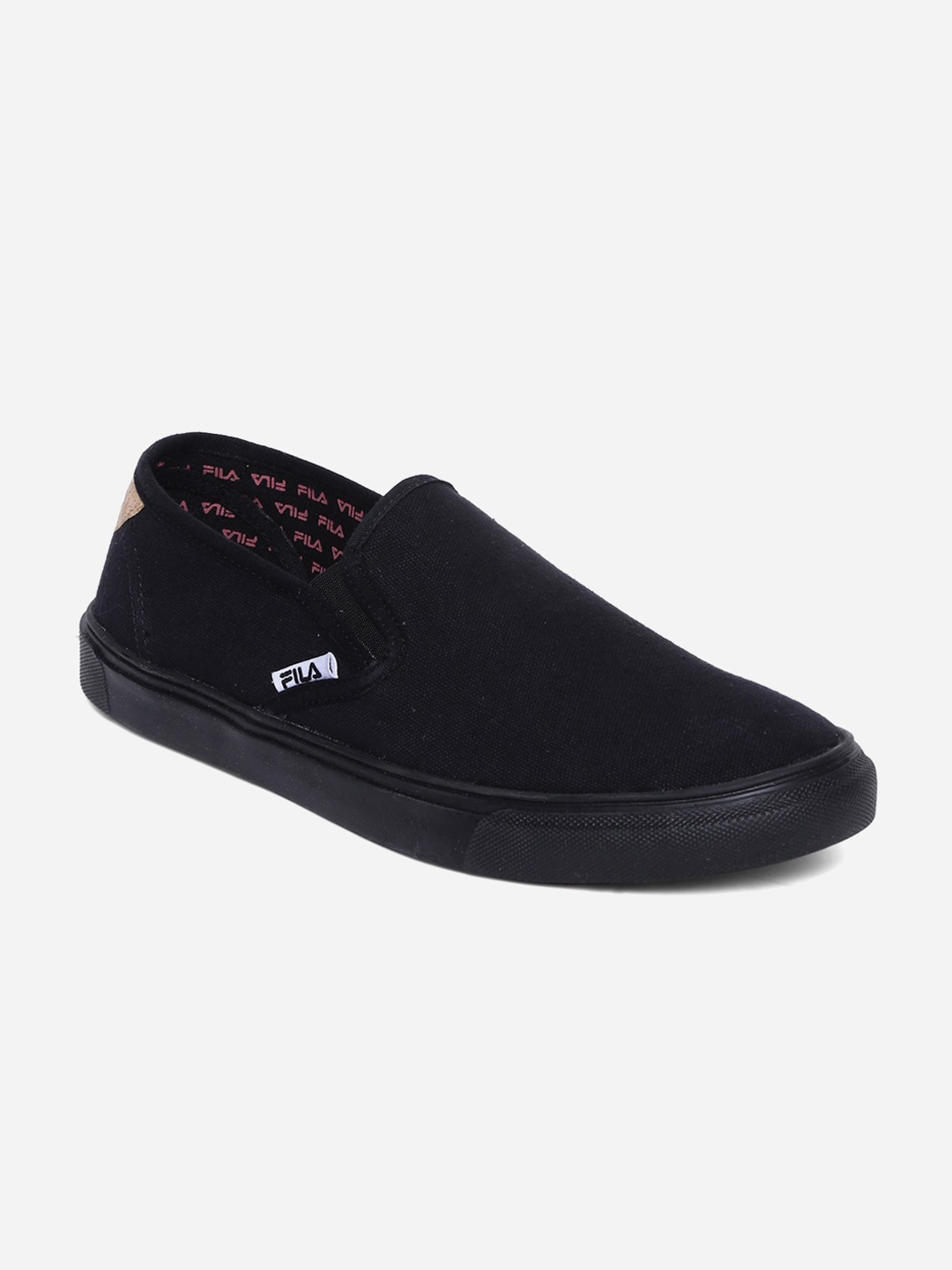 

FILA Unisex Unwind 21 Canvas Slip-On Sneakers, Black