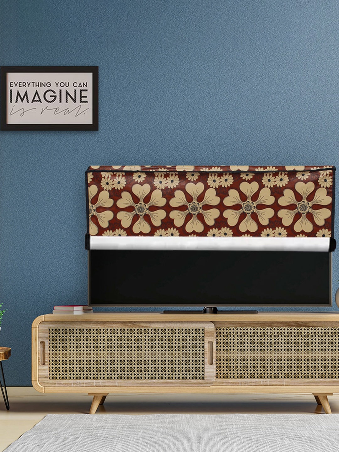 

DREAM CARE Brown Transparent & Printed Flap 55 Inch Waterproof LED TV Protector