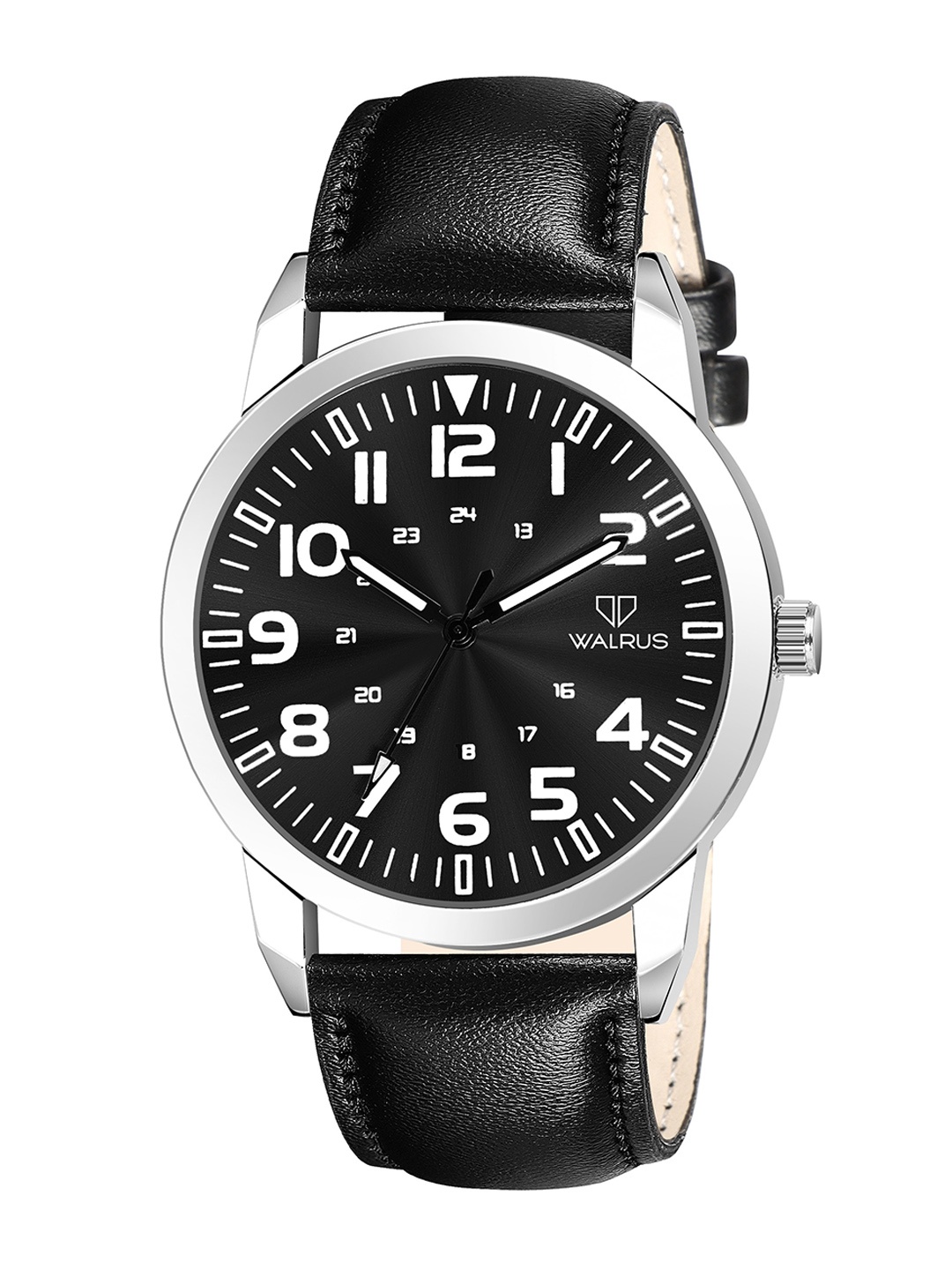 

Walrus Men URBAN Printed Round Dial Water Resistance Analogue Watch WWTM-URBAN-020207, Black