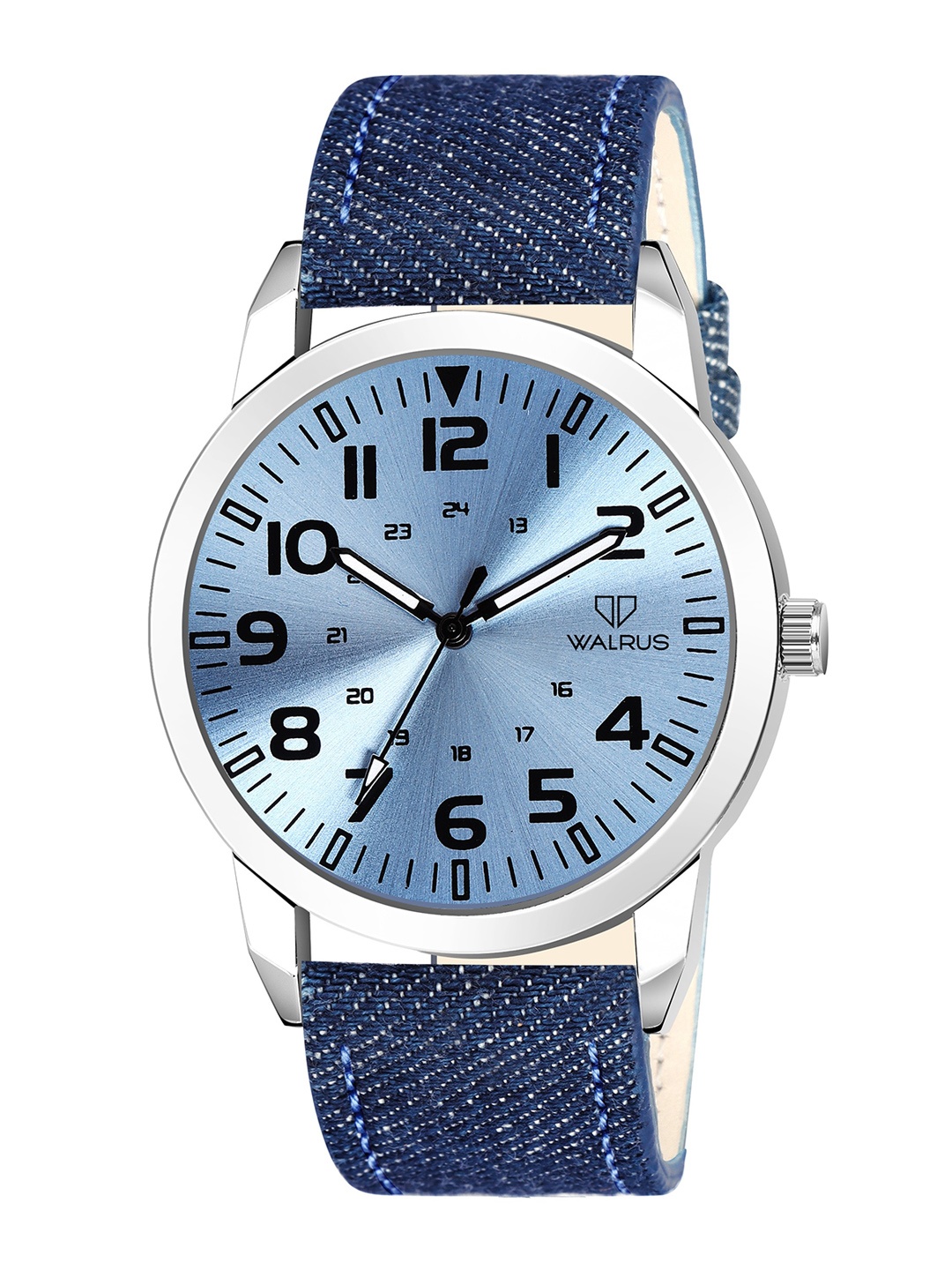 

Walrus Men Printed Dial & Textured Straps Analogue Watch WWTM-URBAN-III-030307, Blue