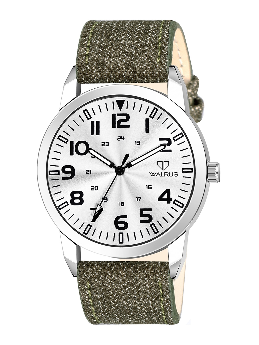 

Walrus Men Textured Straps Analogue Watch WWTM-URBAN-III-070407, Silver