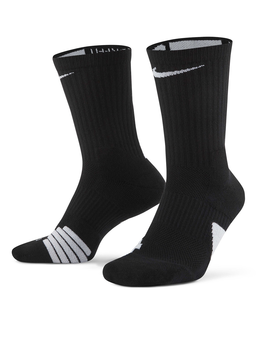 

Nike Men Elite Crew Cotton Basketball Socks, Black