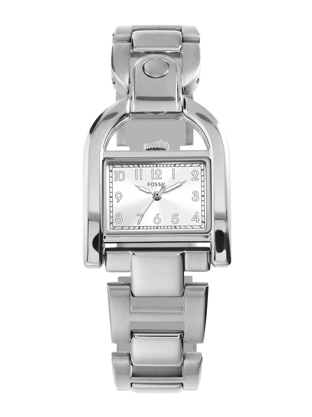 

Fossil Harwell Women Stainless Steel Bracelet Style Straps Analogue Watch, Silver