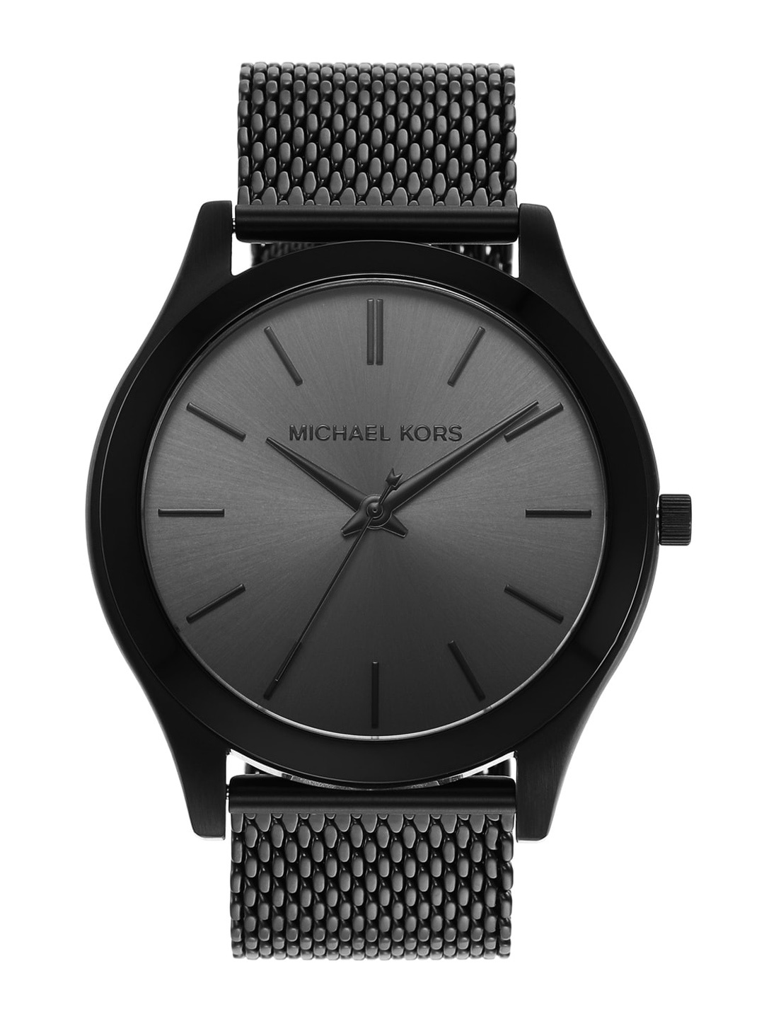 

Michael Kors Men Stainless Steel Bracelet Style Straps Analogue Watch MK1085SET, Black