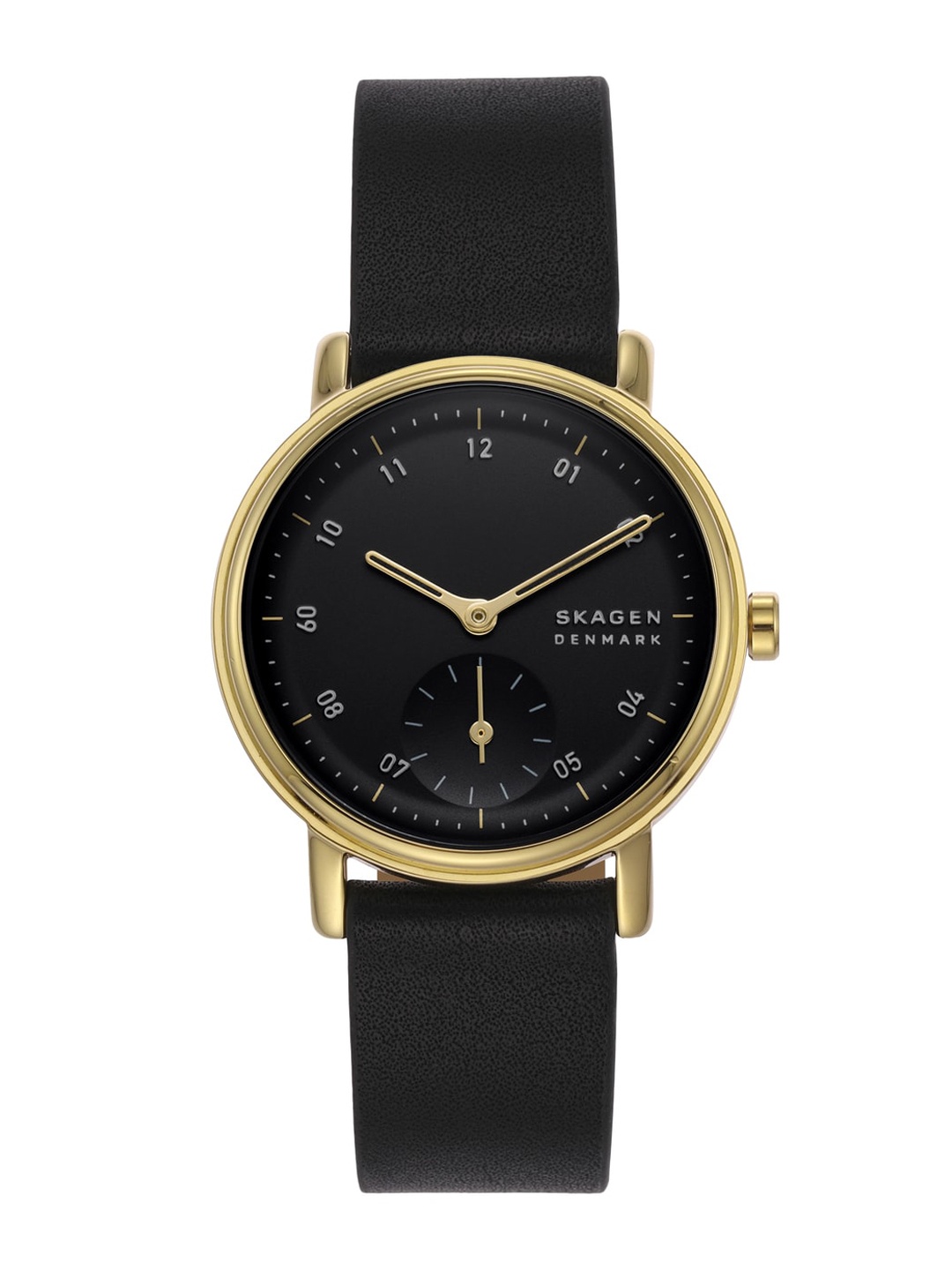 

SKAGEN Women Leather Straps Analogue Watch SKW3114, Black