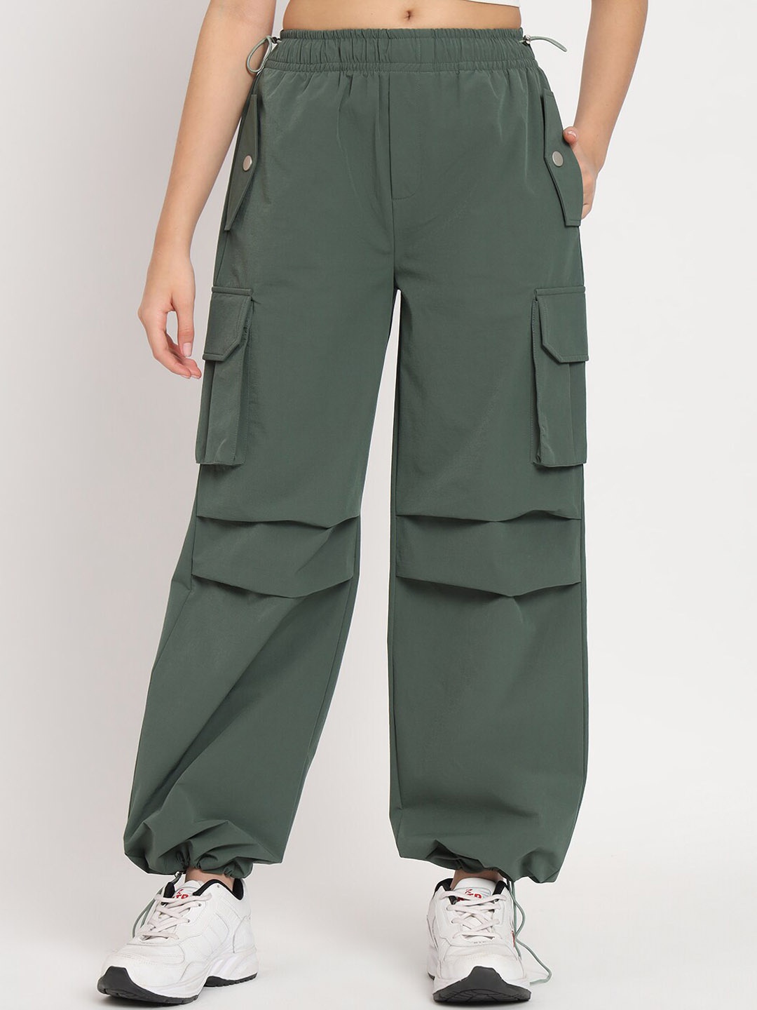 

VividArtsy Parachute Joggers, Green